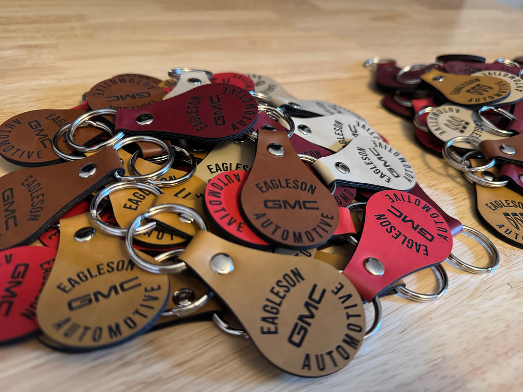 Custom Leatherette Keychain