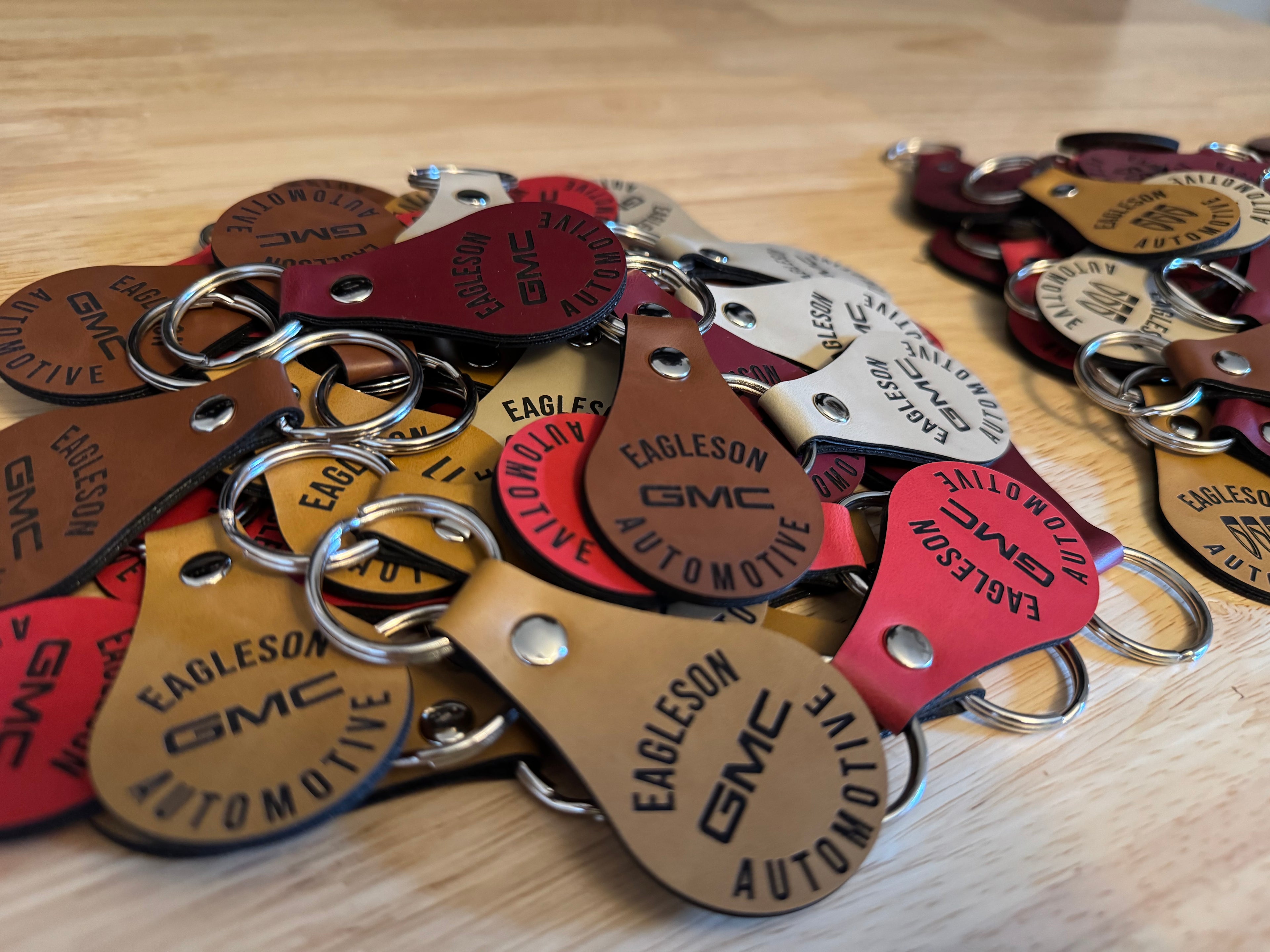 Custom Leatherette Keychain