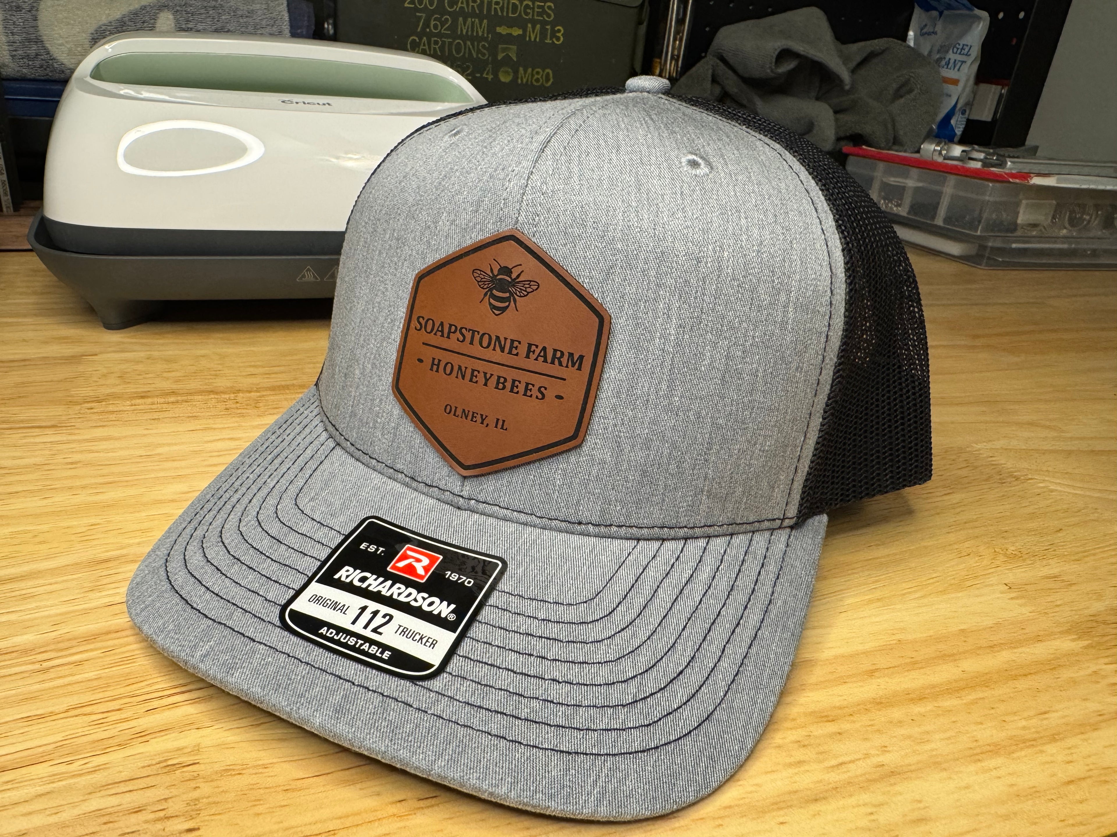 Custom Richardson 112 Leather Patch Hat