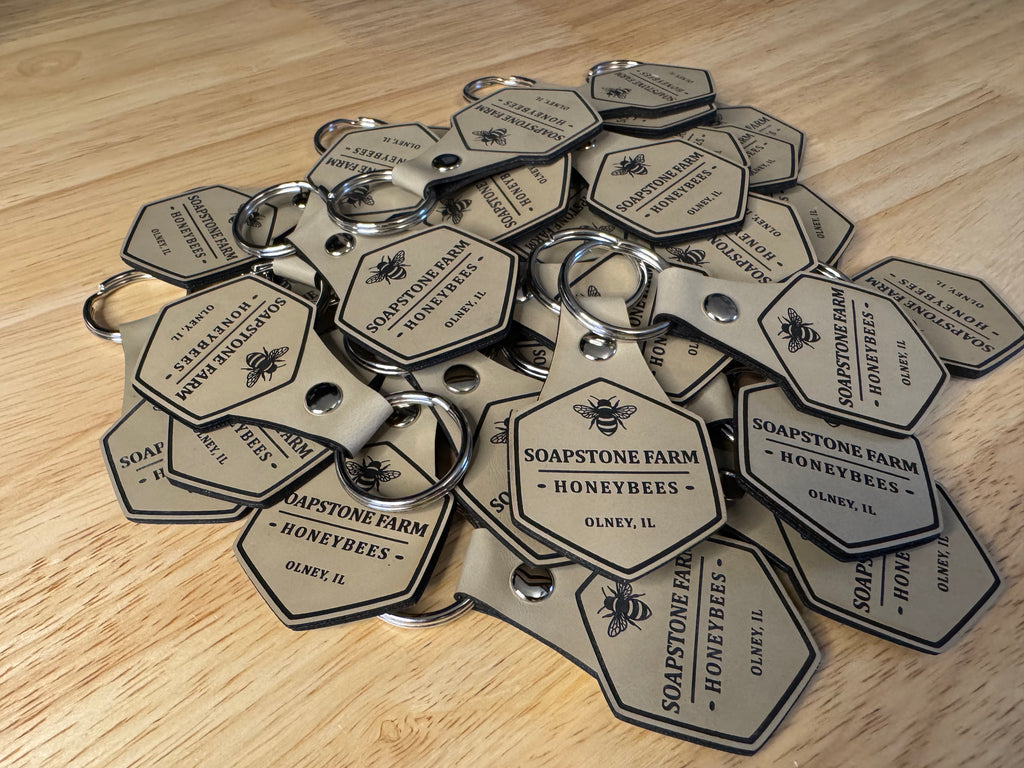 Custom Leatherette Keychain