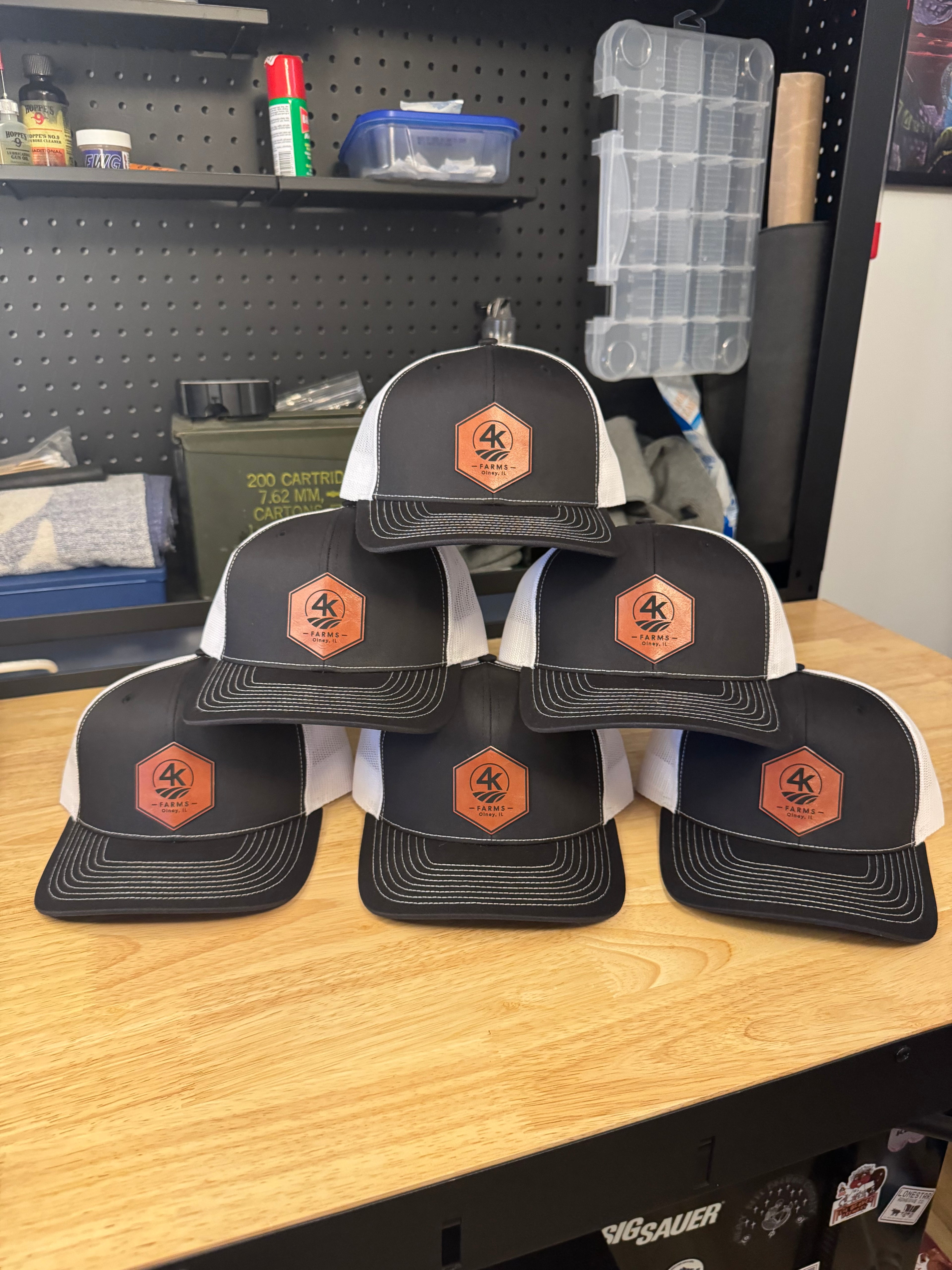 Custom Richardson 112 Leather Patch Hat